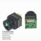 CV640: 9.1mm Focal length Different Interface 640*512 High ResolutionInfrared Thermal Thermal Imaging Camera Core