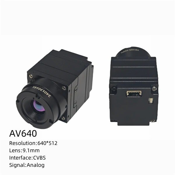 AV640：New Design 640X512 Resolution USB product with 9MM Focal length Thermal Imaging Infrared Camera Module