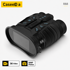 Caseeda Multi-spectral Thermal&Night Vision&Daylight  Laser Rangefinder Flashlight and GPS Multi Function Binocular for Outdoor Observation